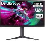 LG Ultragear 16:9 UHD Gaming Monitor 27GR93U-B - 27 Zoll, IPS-Display, HDR10, AMD
