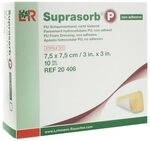 Suprasorb P PU-Schaumverband nicht klebend 7,5x7,5 cm, 10 St