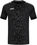 JAKO Herren Trikot Pixel (Kurzarm), Schwarz, S