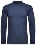 RAGMAN Herren Stehkragenshirt Langarm Nachtblau-079, XXL