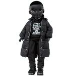 Rainbow High Shadow High - REXX McQueen - Schwarze Modepuppe mit modischem Outfit und