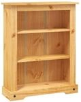 vidaXL B&uuml;cherregal mit 3 B&ouml;den Mexiko-Stil Kiefer Corona Standegal Wandregal