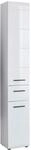 trendteam smart living - Skin - Hochschrank - Wei&szlig;/Wei&szlig; Hochglanz - 6 F&auml;cher und