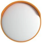 vidaXL Konvexer Verkehrsspiegel f&uuml;r den Au&szlig;enbereich Orange &Oslash;30 cm...