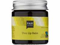 FAIR SQUARED Lippenbalsam Lippenpflege 20 Gramm Glas Tiegel - Fairtrade - Vegane
