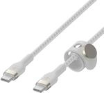Belkin BoostCharge Pro Flex geflochtenes USB-C/USB-C-Ladekabel, USB-IF-zertifiziert