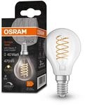 OSRAM Vintage 1906 Classic P FIL LED-Lampe, Miniball, E14, klar, 4,8W, 470lm, 2700K,