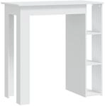 vidaXL Bartisch mit Regal Bartresen Stehtisch Tresentisch Bistrotisch...