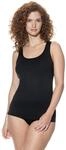 Mey Tagw&auml;sche Serie Mood Damen Tops breiter Tr&auml;ger Schwarz XXL(46)