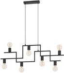 EGLO Pendelleuchte Fembard, 7 flammige H&auml;ngelampe Vintage, Industrial, Retro,