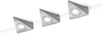 Trio Leuchten 3-er Set LED Unterbauleuchte 273370307 Ecco, Metall Nickel matt, 3 Watt