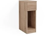 Vicco Nachttisch Enton, Sonoma, 20 x 59.5 cm, geeignet zur Ablage von B&uuml;chern,