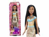 Disney Prinzessin-Spielzeug, bewegliche Pocahontas-Modepuppe mit glitzernder Kleidung