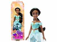 Disney Prinzessin-Spielzeug, bewegliche Jasmin-Modepuppe mit glitzernder Kleidung und