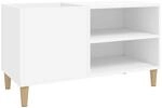 vidaXL Plattenschrank, Schallplattenschrank mit viel Stauraum, Plattenspieler...