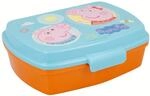 Unbranded RECHTECKIGE BROTDOSE | PEPPA PIG CORE, Bunt