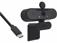 InLine 55364C Webcam FullHD 1920x1080/30Hz mit Autofokus, USB Typ-C Anschlusskabel,