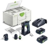 Festool &ndash; Akku-Bohrschrauber CXS 18 C 3,0-Set mit Akkupacks +...
