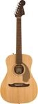 Fender Malibu Player Natural WN Gold Pickguard Electro-Acoustic Guitar