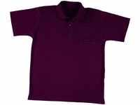 Pique - Shirt 1/2 A Farbe bordeaux Größe M