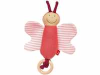 SIGIKID 39674 Strick-Greifling Schmetterling Knitted Love, Babyspielzeug aus
