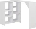 vidaXL Bartisch mit Beweglichem Regal Bartresen Stehtisch Bistrotisch...