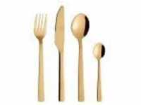 AIDA RAW - Cutlery Set Stainless Steel Dishwasher Safe - Gold - 48 pcs