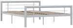 vidaXL Bettgestell Bett Metallbett Schlafzimmerbett Doppelbett Bettrahmen