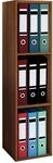 VCM Holzregal stehend | platzsparender Aktenschrank | Ma&szlig;e: H. 107 x B. 34 x...