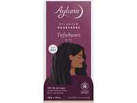 Ayluna Pflanzenhaarfarbe 110 Tiefschwarz, vegane Haarfarbe mit Henna, indischer