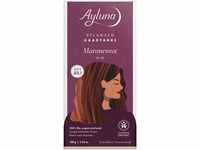 Ayluna Pflanzenhaarfarbe 50 Maronenrot, vegane Haarfarbe mit Henna, indischer Krapp,