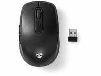 NEDIS Mouse - Drahtlos - 800/1200 / 1600 DPI - Einstellbar DPI - Anzahl Knöpfe: 6 -