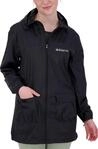 Deproc Active Leichter Damen Regenmantel Regenjacke mit Kapuze Wasserdicht Wetterfest