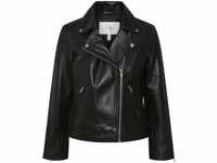 Y.A.S Damen YASPHIL 7/8 Leather Jacket NOOS Lederjacke, Black, S