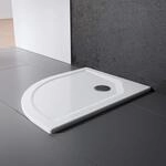 Schulte Duschwanne 90x90 cm, rund extra-flach 3,5 cm, Radius 550 mm,...