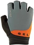 Roeckl Sports Fahrradhandschuh ITAMOS 2, High Performance Handschuh, Grau/Orange 7