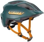 Scott Spunto Junior Kinder Fahrrad Helm Gr.50-56cm gr&uuml;n/orange 2025