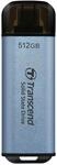 Transcened ESD300 512GB USB 10Gbps, Type C, Himmelblau, bis zu 1,050 MB/s, Externe
