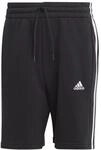 adidas Herren Essentials French Terry 3-Stripes Shorts, Black, S