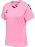hummel Core XK Poly Jersey S/S Damen Trikot, Kurzarm Sport T-Shirt, Sportkragen mit