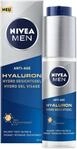 NIVEA MEN Anti-Age Hyaluron Hydro Gesichtsgel (50 ml), Feuchtigkeitsgel mildert