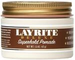 Layrite Superhold Pomade 42g | Starker Halt | Wasserl&ouml;slich | Mittlerer Glanz