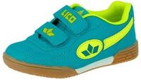 Lico Unisex Kinder Bernie V Hallenschuhe, Petrol Lemon, 39 EU