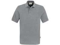 HAKRO Polo-Shirt „Classic - 810 - grau meliert - Größe: XXL