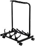 ROCKTILE Multistand 3-Fach Gitarrenst&auml;nder - Mehrfach Gitarrenhalter f&uuml;r Klassik