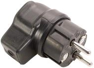 as - Schwabe Vollgummi-Winkelstecker - Schutzkontaktstecker, Leitungen bis max.