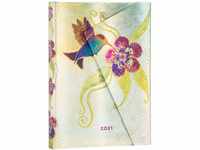 Paperblanks 12-Monatskalender 2021 Kolibri | Tagesüberblick | Midi (130 × 180 mm),