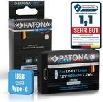 PATONA Platinum LP-E17 USB Akku (1000 mAh) mit direkt USB Eingang - Kompatibel...