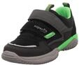 Superfit Jungen Storm Sneaker, Schwarz Gr&uuml;n 0000, 25 EU Schmal