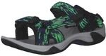 CMP Kinder Hamal Hiking Sandal, B.Blue-Verde Fluo, 37